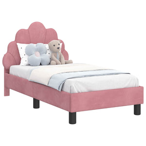 Struttura letto per bambini con testata Rosa 70 x 140 cm 42011137