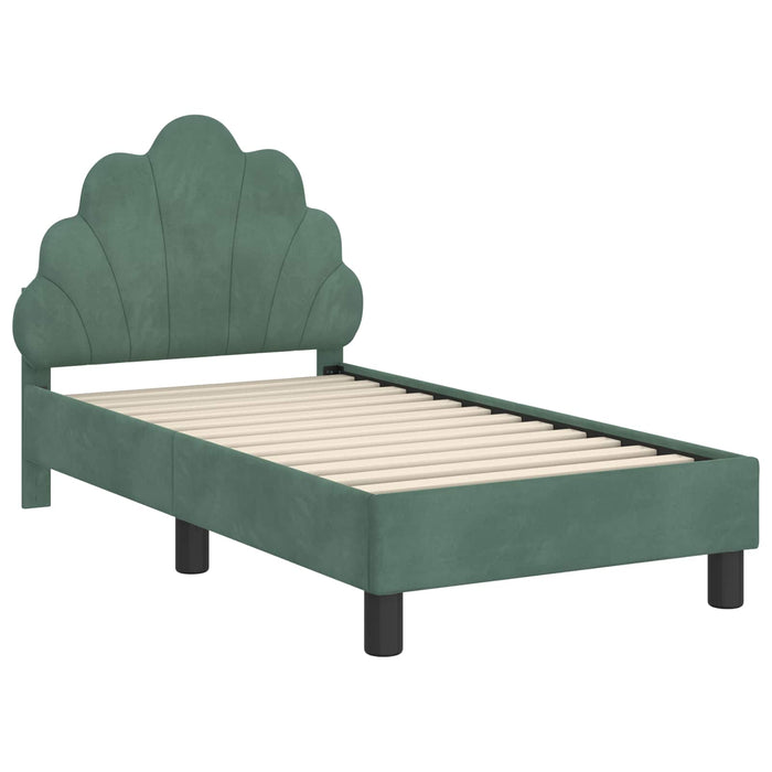 Struttura letto per bambini con testata Verde Mare 70 x 140 cm 42011139