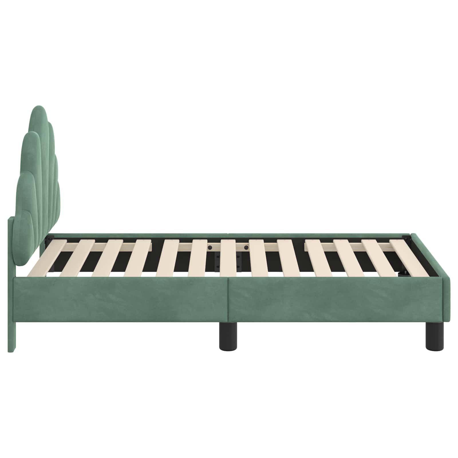 Struttura letto per bambini con testata Verde Mare 70 x 140 cm 42011139