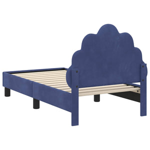 Struttura letto per bambini con testata Blu Polizia 70 x 140 cm 42011140