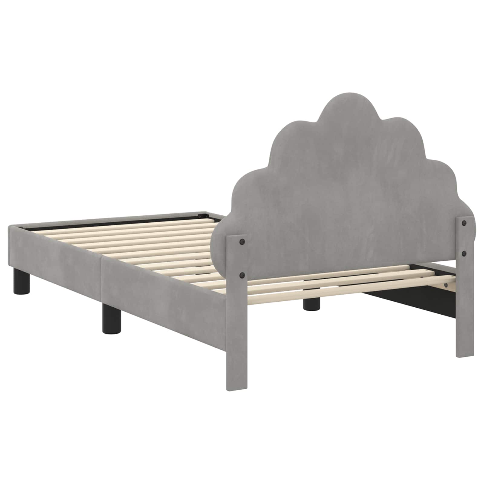 Struttura letto bambini con testata Grigio chiaro 80 x 160 cm 42011141