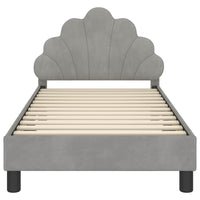 Struttura letto bambini con testata Grigio chiaro 80 x 160 cm 42011141