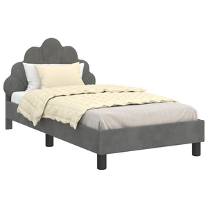 Struttura letto bambini con testata Grigio scuro 80 x 160 cm 42011142