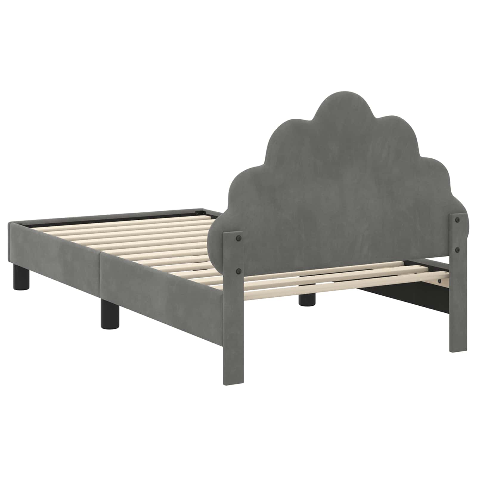 Struttura letto bambini con testata Grigio scuro 80 x 160 cm 42011142