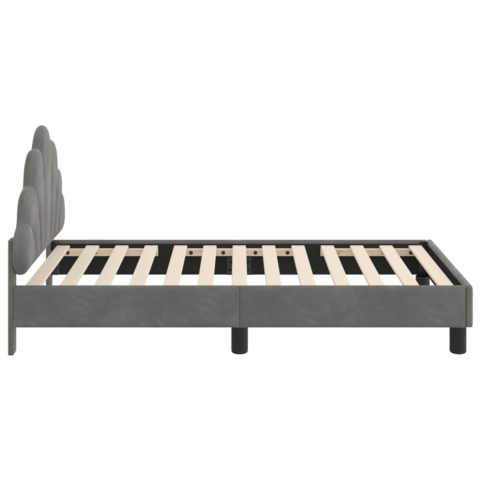 Struttura letto bambini con testata Grigio scuro 80 x 160 cm 42011142