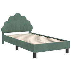 Struttura letto bambini con testata Verde Mare 80 x 160 cm 42011146