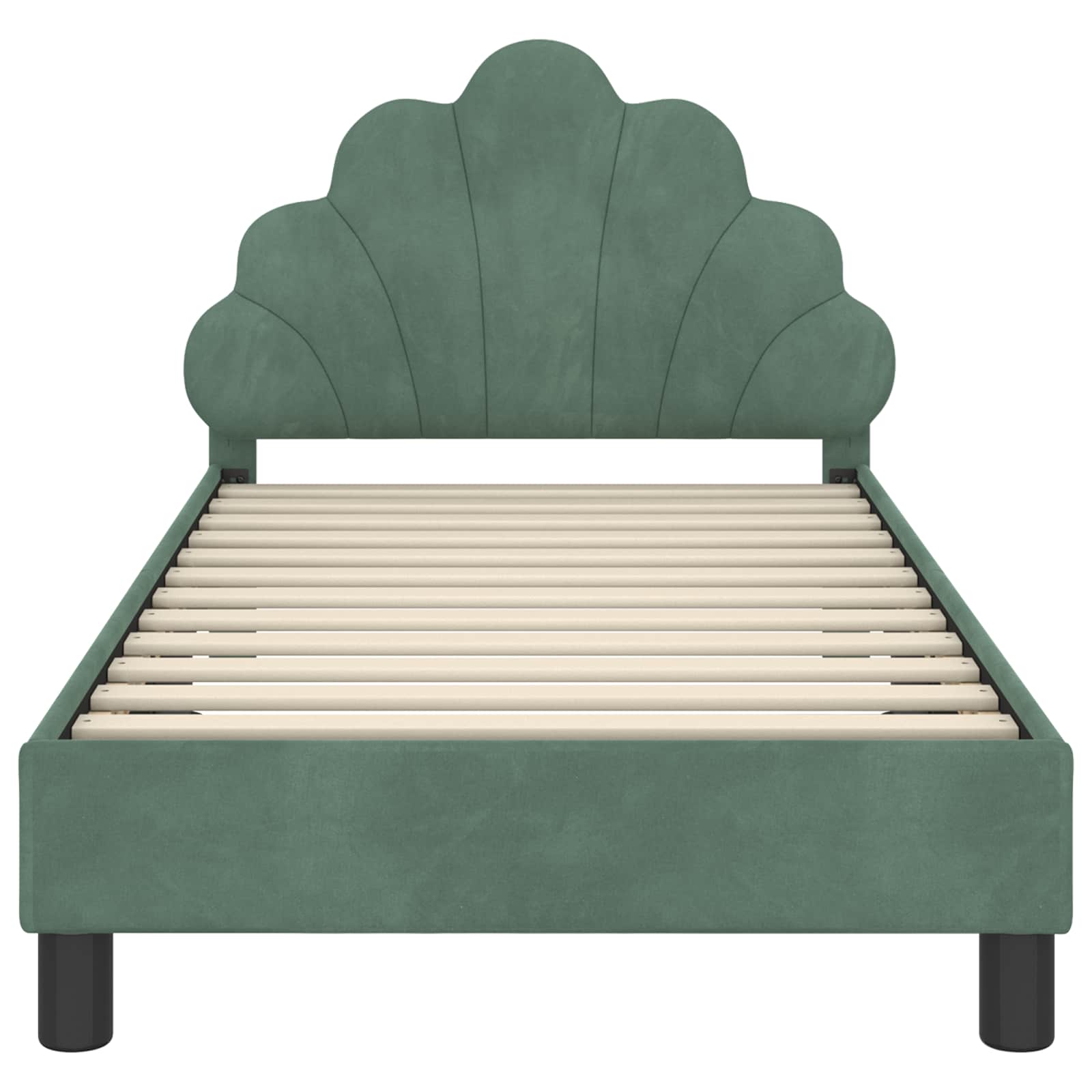 Struttura letto bambini con testata Verde Mare 80 x 160 cm 42011146