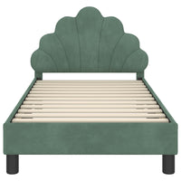 Struttura letto bambini con testata Verde Mare 80 x 160 cm 42011146