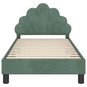 Struttura letto bambini con testata Verde Mare 80 x 160 cm 42011146