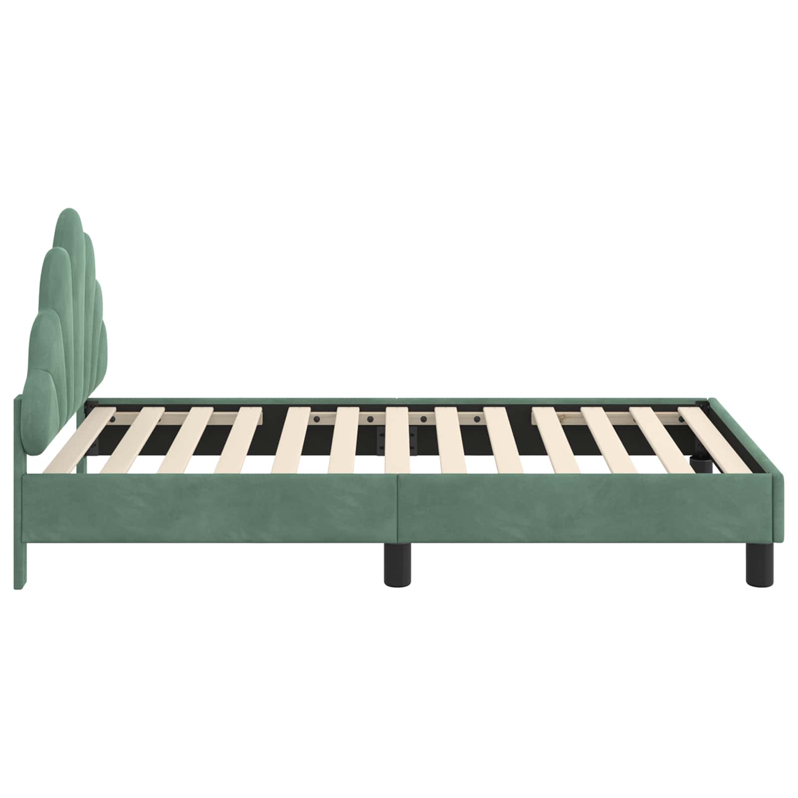 Struttura letto bambini con testata Verde Mare 80 x 160 cm 42011146