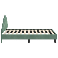 Struttura letto bambini con testata Verde Mare 80 x 160 cm 42011146