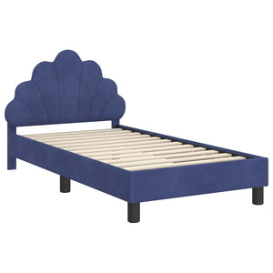 Struttura letto bambini con testata Blu Polizia 80 x 160 cm 42011147