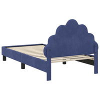 Struttura letto bambini con testata Blu Polizia 80 x 160 cm 42011147