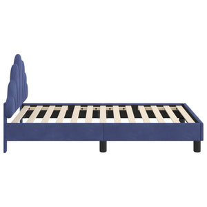 Struttura letto bambini con testata Blu Polizia 80 x 160 cm 42011147
