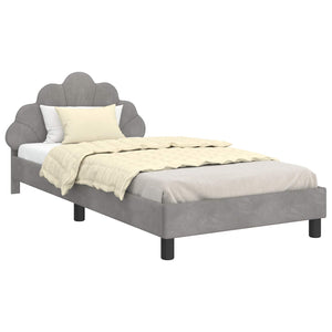 Struttura letto bambini con testata Grigio chiaro 80 x 200 cm 42011148