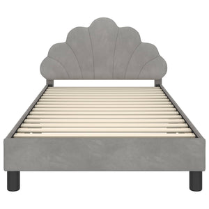 Struttura letto bambini con testata Grigio chiaro 80 x 200 cm 42011148