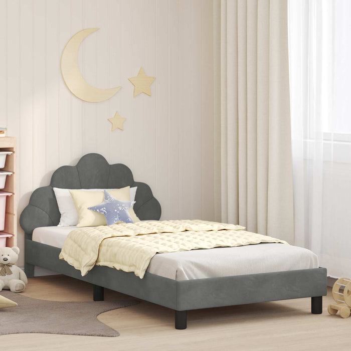Struttura letto bambini con testata Grigio scuro 80 x 200 cm 42011149
