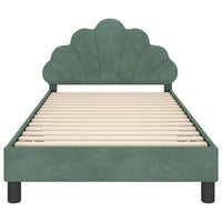 Struttura letto bambini con testata Verde Mare 90 x 190 cm 42011160