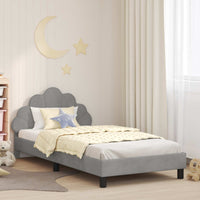 Struttura letto bambini con testata Grigio chiaro 90 x 200 cm 42011162