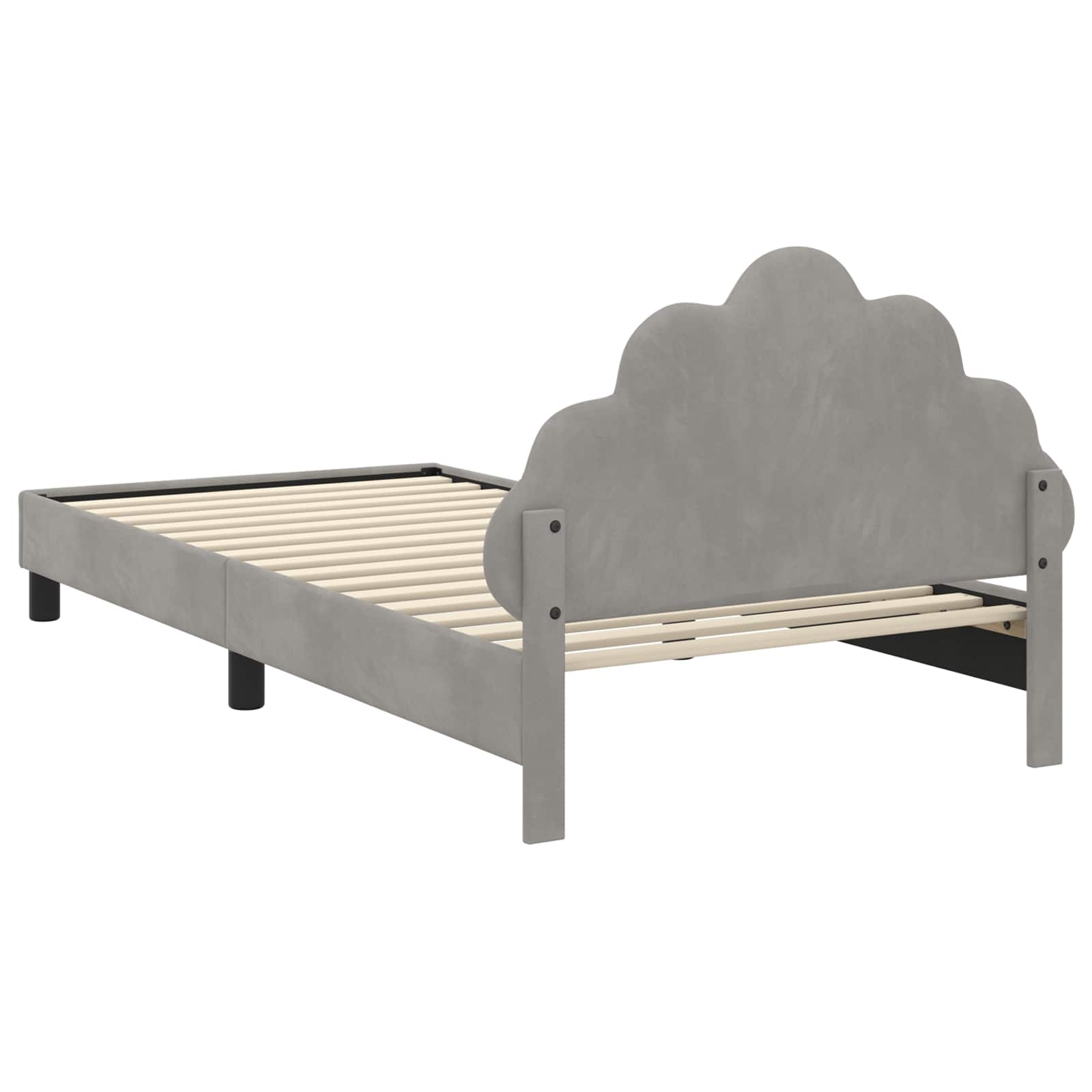 Struttura letto bambini con testata Grigio chiaro 90 x 200 cm 42011162