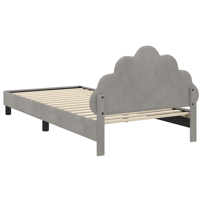Struttura letto bambini con testata Grigio chiaro 90 x 200 cm 42011162
