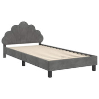 Struttura letto bambini con testata Grigio scuro 90 x 200 cm 42011163