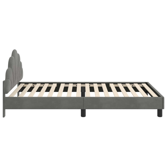Struttura letto bambini con testata Grigio scuro 90 x 200 cm 42011163