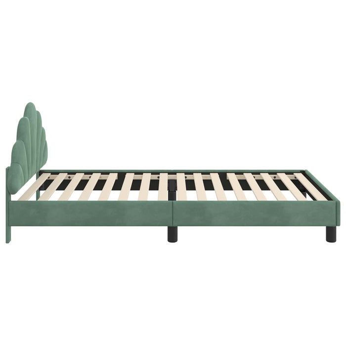 Struttura letto bambini con testata Verde Mare 90 x 200 cm 42011167