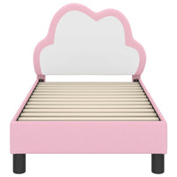Struttura letto per bambini con testata Rosa 70 x 140 cm PU 42011169
