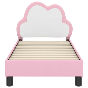 Struttura letto per bambini con testata Rosa 70 x 140 cm PU 42011169