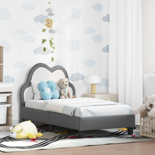 Struttura letto per bambini con testata Grigio chiaro 42011171