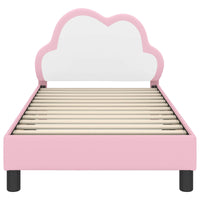 Struttura letto bambini con testata Rosa 80 x 160 cm PU 42011173