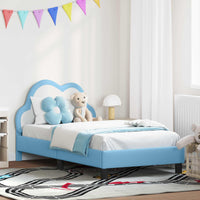 Struttura letto bambini con testata Blu 80 x 160 cm PU 42011174