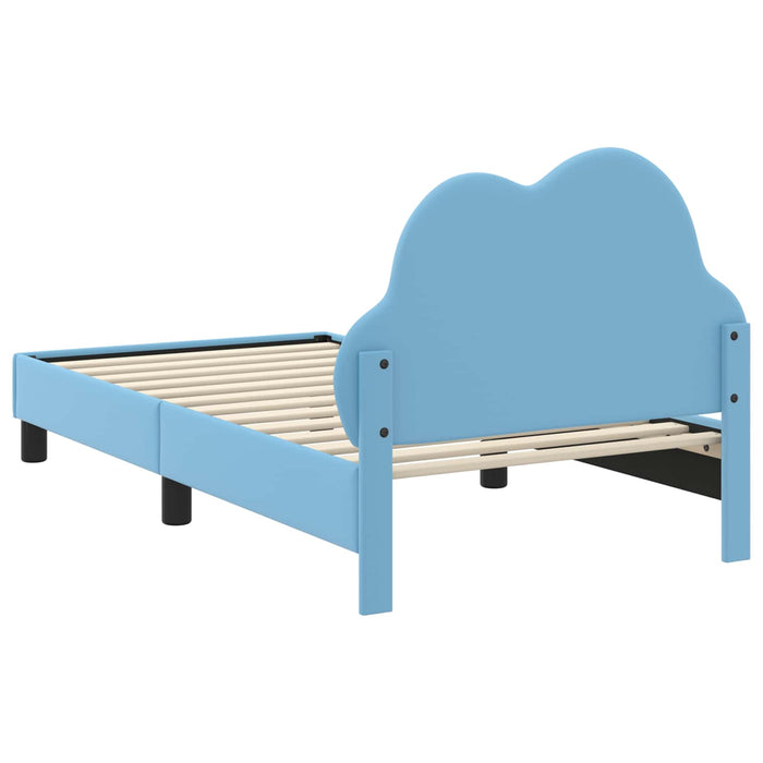 Struttura letto bambini con testata Blu 80 x 160 cm PU 42011174