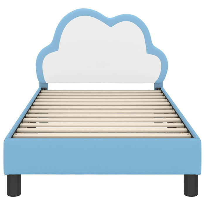 Struttura letto bambini con testata Blu 80 x 160 cm PU 42011174