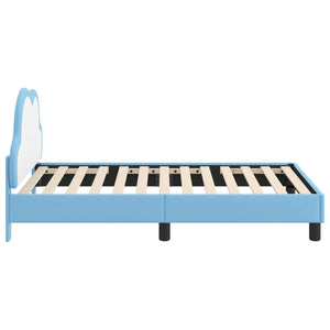 Struttura letto bambini con testata Blu 80 x 160 cm PU 42011174