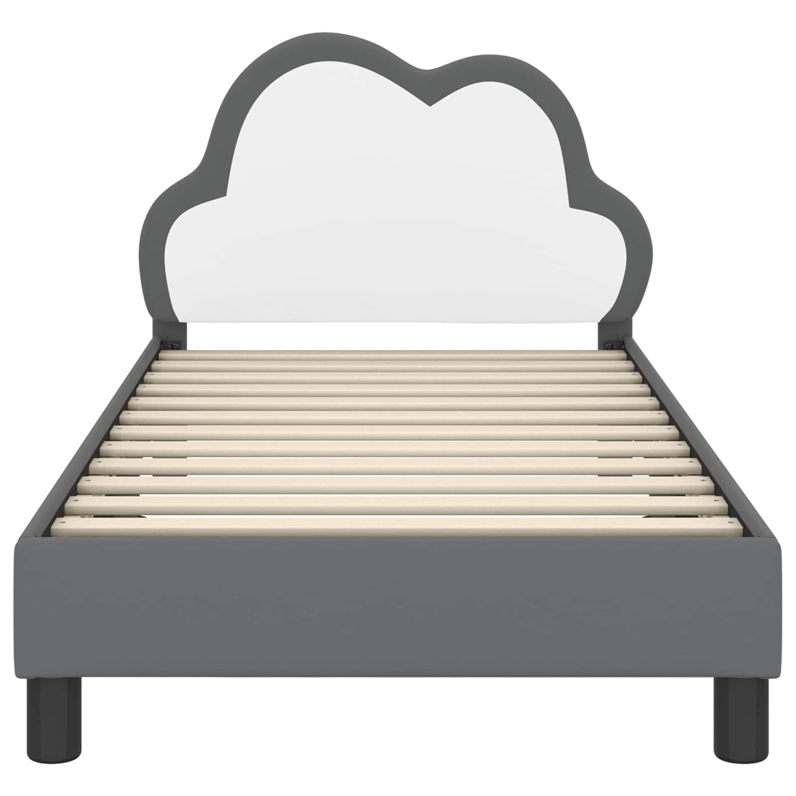 Struttura letto bambini con testata Grigio chiaro 80 x 160 cm 42011175