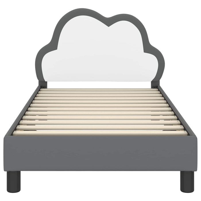 Struttura letto bambini con testata Grigio chiaro 80 x 160 cm 42011175