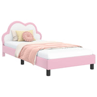 Struttura letto bambini con testata Rosa 80 x 200 cm PU 42011177