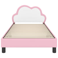 Struttura letto bambini con testata Rosa 80 x 200 cm PU 42011177
