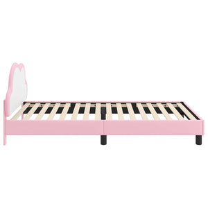 Struttura letto bambini con testata Rosa 80 x 200 cm PU 42011177