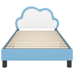 Struttura letto bambini con testata Blu 80 x 200 cm PU 42011178