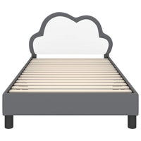 Struttura letto bambini con testata Grigio chiaro 80 x 200 cm 42011179