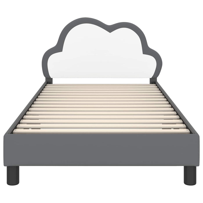 Struttura letto bambini con testata Grigio chiaro 80 x 200 cm 42011179