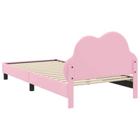 Struttura letto bambini con testata Rosa 90 x 190 cm PU 42011181