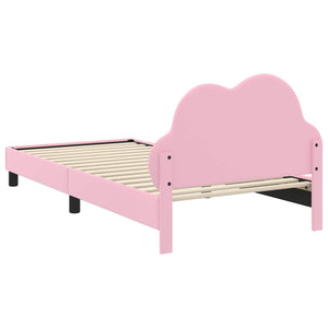 Struttura letto bambini con testata Rosa 90 x 190 cm PU 42011181
