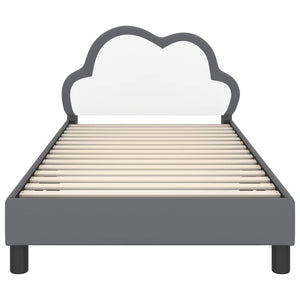 Struttura letto bambini con testata Grigio chiaro 90 x 190 cm 42011183