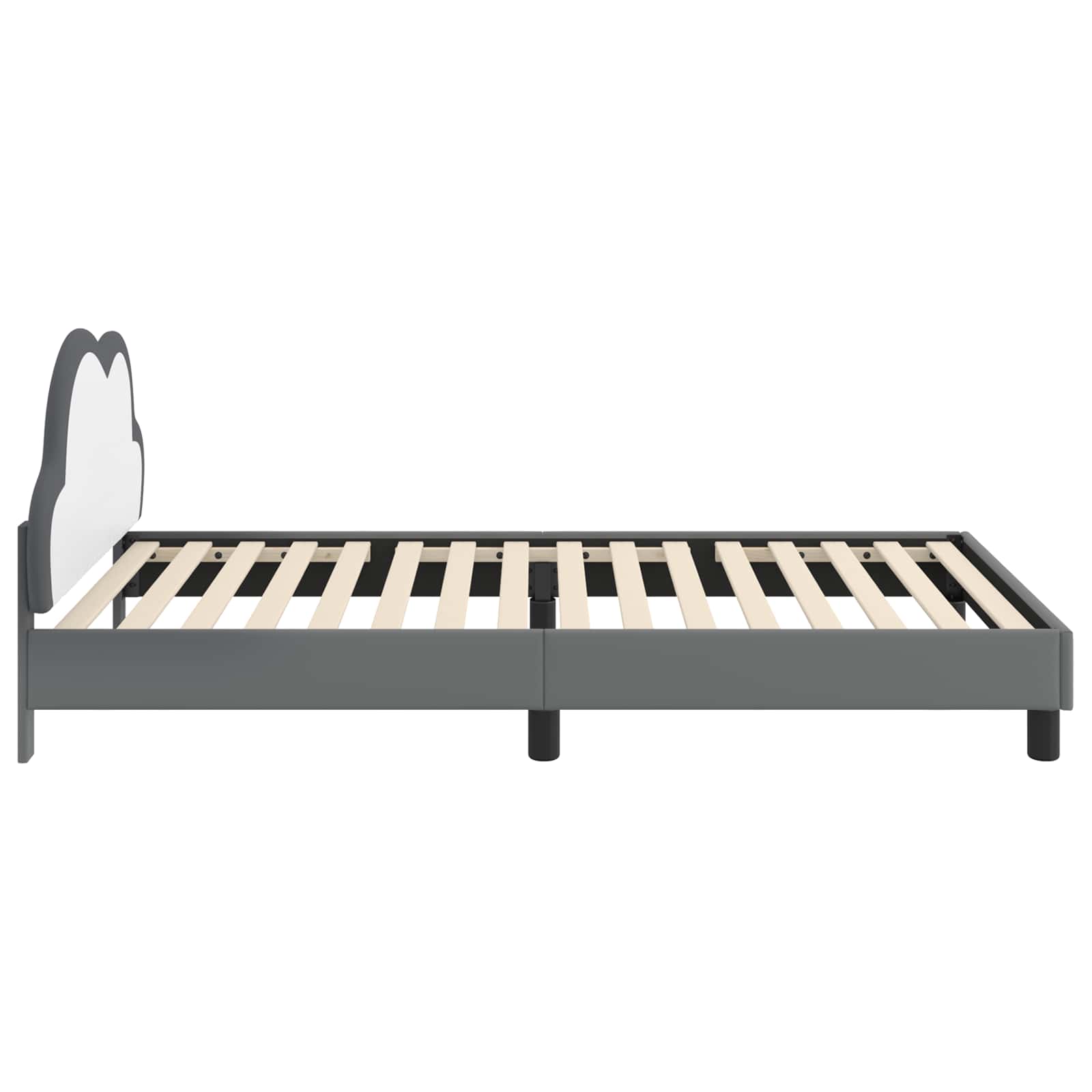 Struttura letto bambini con testata Grigio chiaro 90 x 190 cm 42011183