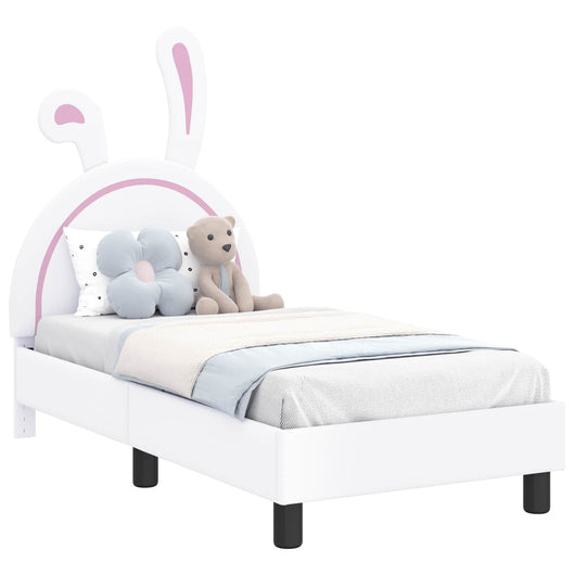 Struttura letto per bambini con testata Bianco 70 x 140 cm PU 42011189