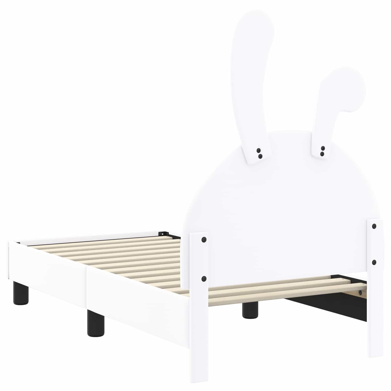 Struttura letto per bambini con testata Bianco 70 x 140 cm PU 42011189